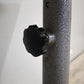 91809 Tavolino con base in ferro e piano in formica regolabile