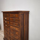 91854 Mobile archivio vintage in legno con 16 cassetti