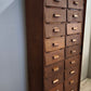 91855 Mobile archivio vintage in legno con 20 cassetti Anonima Castelli