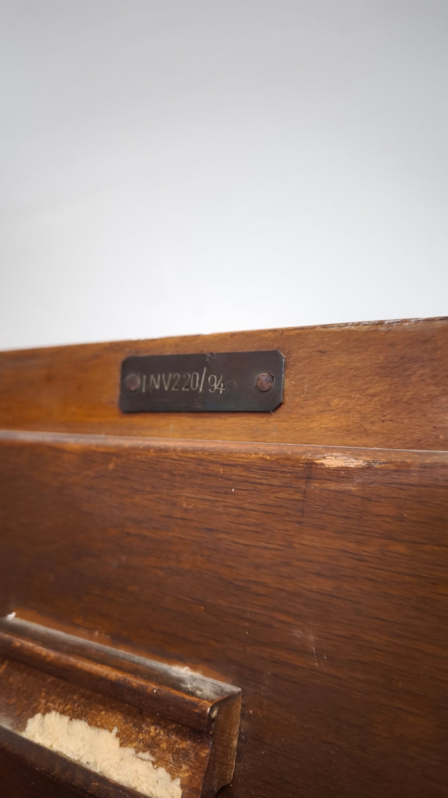 91855 Mobile archivio vintage in legno con 20 cassetti Anonima Castelli