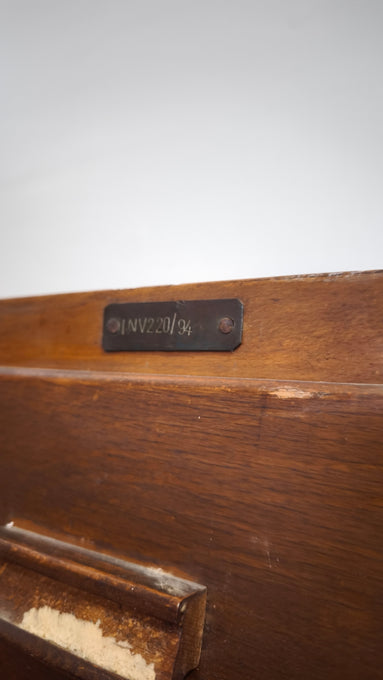 91855 Mobile archivio vintage in legno con 20 cassetti Anonima Castelli