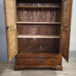 91876 Armadio due ante in legno con cassetto inferiore