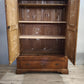 91876 Armadio due ante in legno con cassetto inferiore