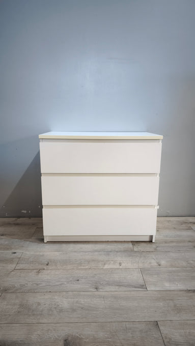 91828 Cassettiera bianca Ikea 3 cassetti