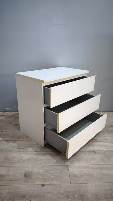 91828 Cassettiera bianca Ikea 3 cassetti