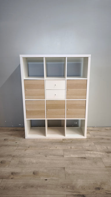 91827 Libreria Ikea Kallax bianca 12 cubi