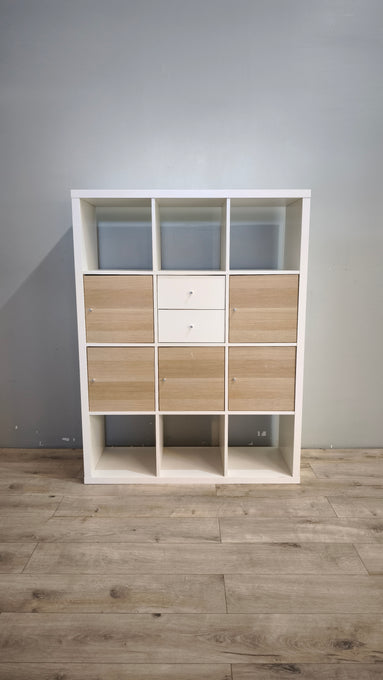 91827 Libreria Ikea Kallax bianca 12 cubi