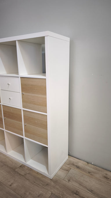 91827 Libreria Ikea Kallax bianca 12 cubi