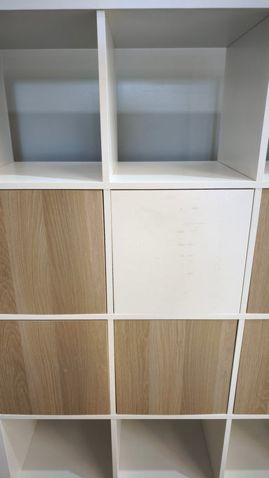 91827 Libreria Ikea Kallax bianca 12 cubi