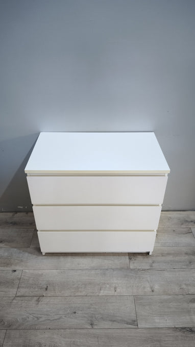 91828 Cassettiera bianca Ikea 3 cassetti