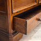 91944 Cassapanca in legno massello con sportelli a ribalta