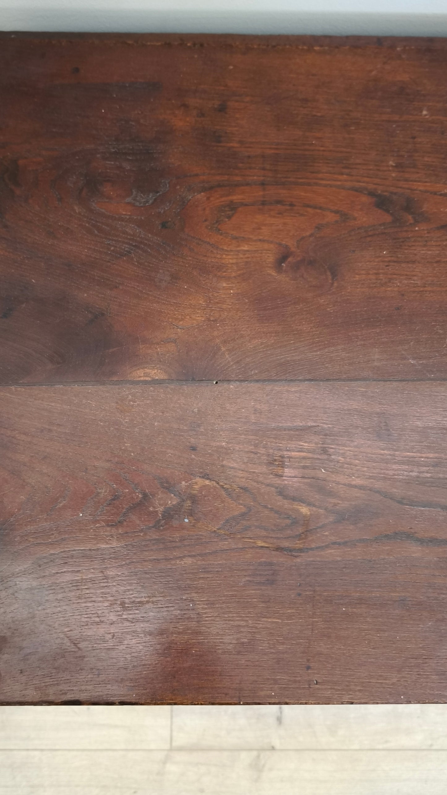 91944 Cassapanca in legno massello con sportelli a ribalta