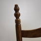 91946 Sedia a dondolo in legno e paglia