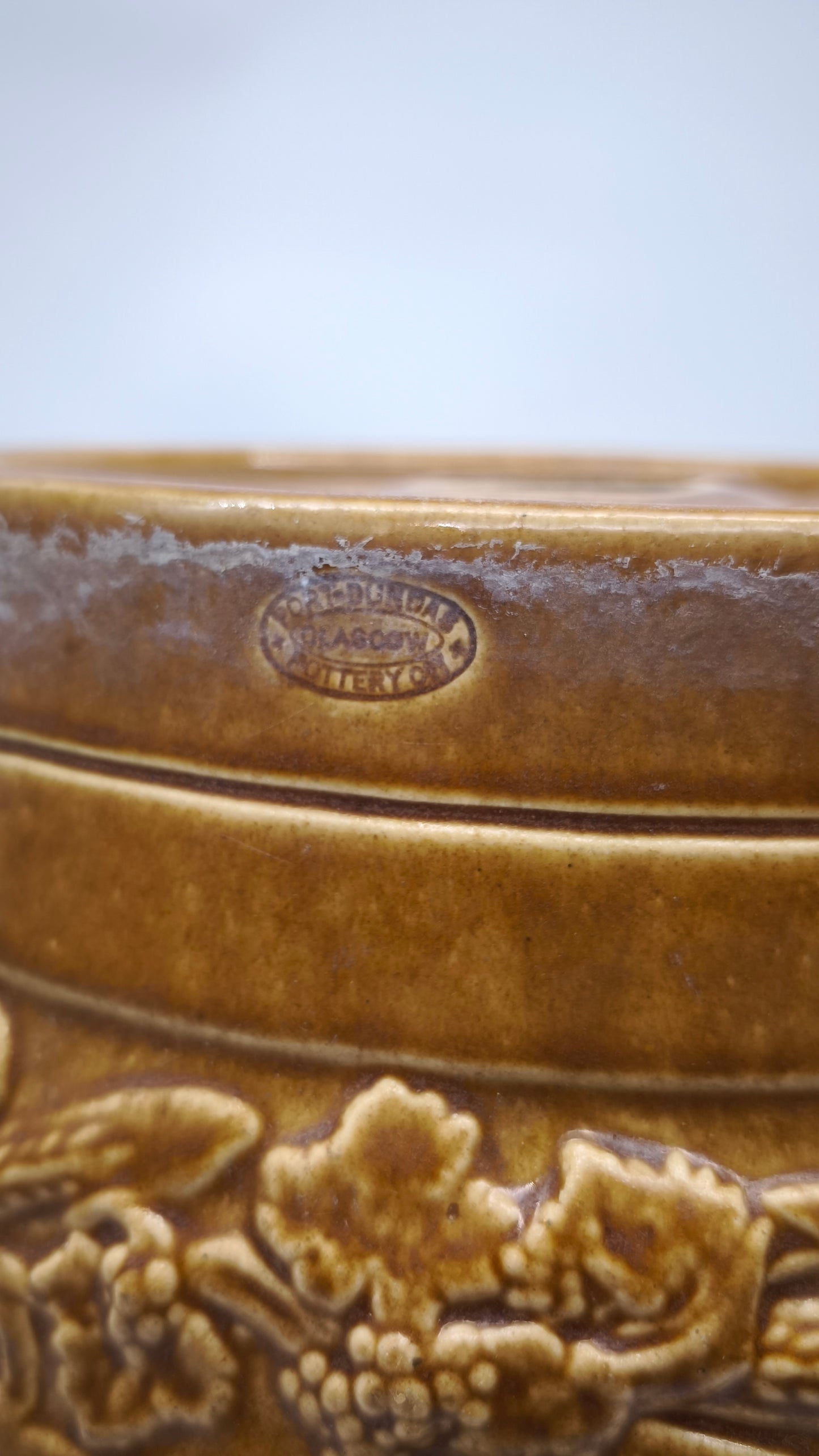 222 Fiasco in terracotta Port Dundas Glasgow Pottery