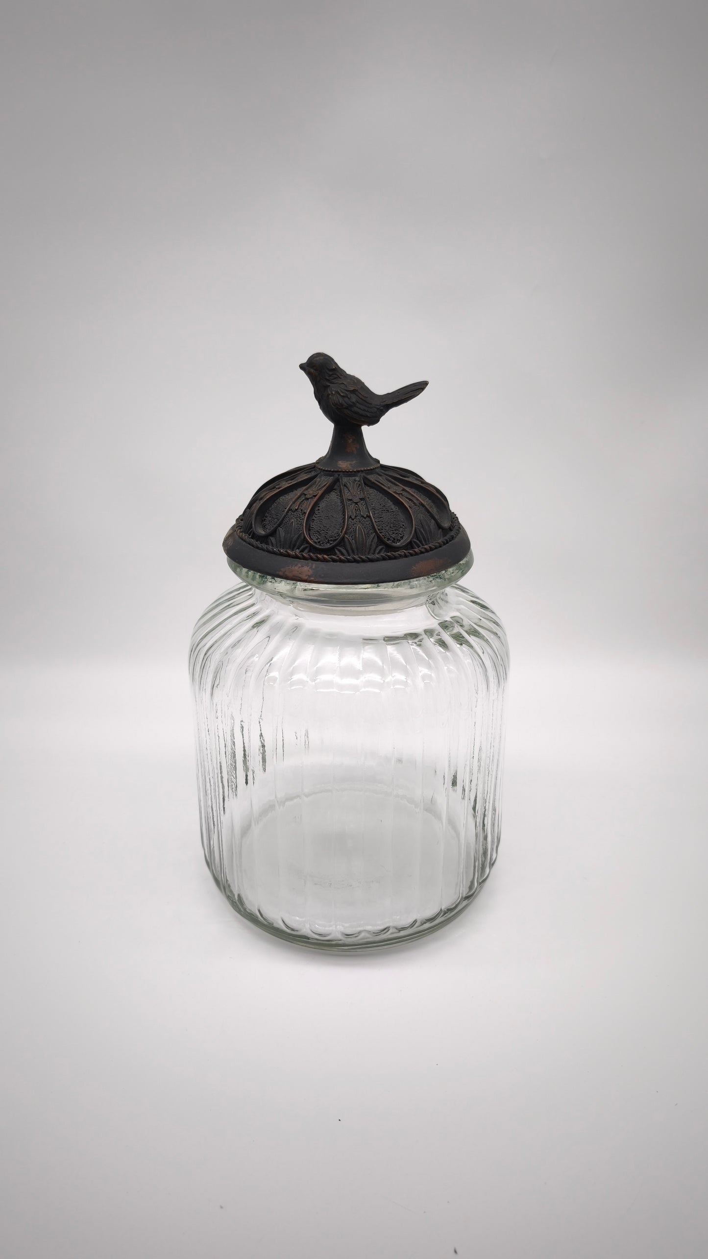 91869 Barattolo stile vintage con coperchio in plastica