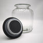 91869 Barattolo stile vintage con coperchio in plastica
