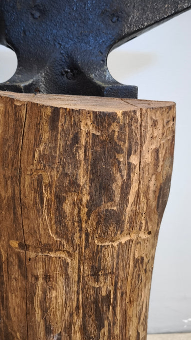 91973 Incudine 30 kili su ceppo in legno