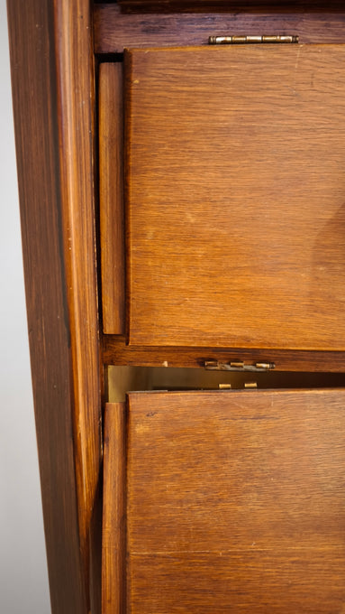 91855 Mobile archivio vintage in legno con 20 cassetti