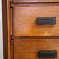 91855 Mobile archivio vintage in legno con 20 cassetti