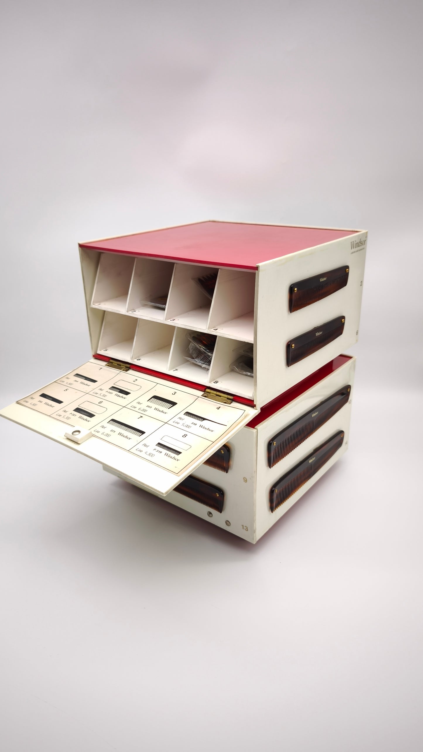 70545 Espositore vintage per pettini Windsor