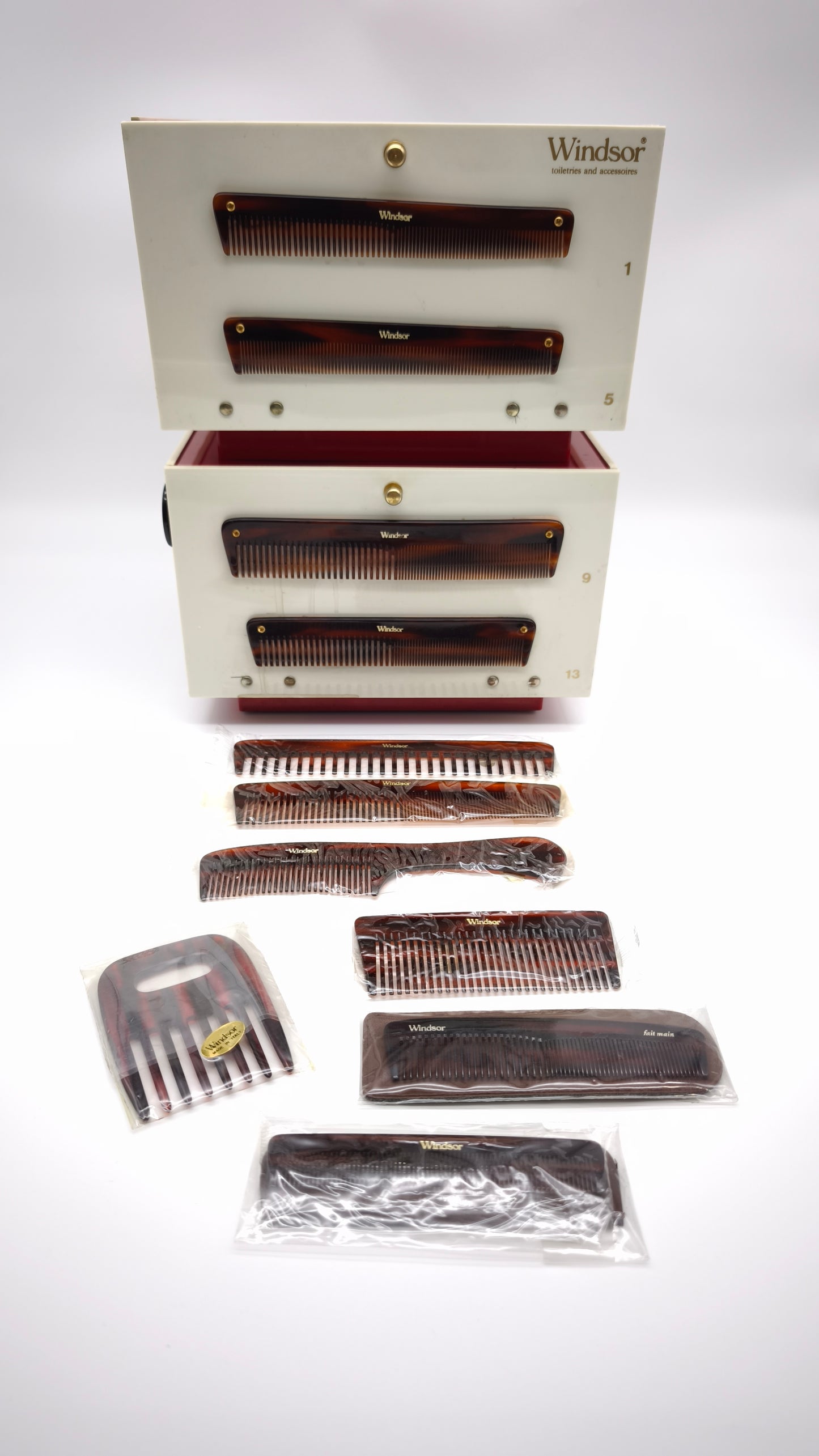 70545 Espositore vintage per pettini Windsor
