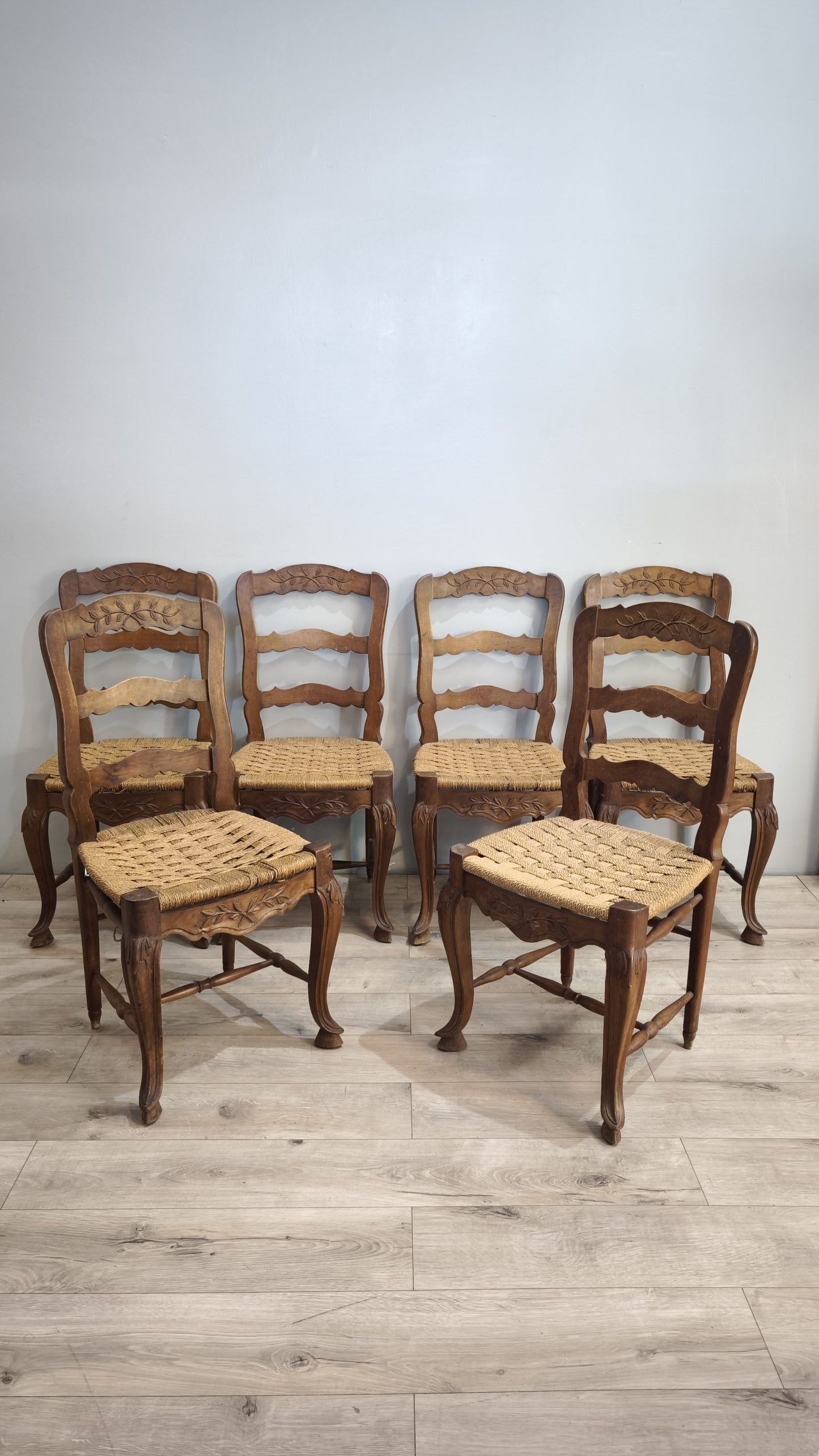 92025 Set n 6 sedie in stile provenzale