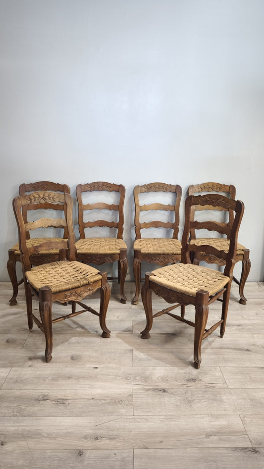 92025 Set n 6 sedie in stile provenzale