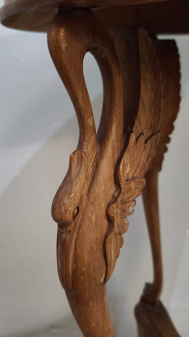 92027 Alzata in legno con piano in marmo
