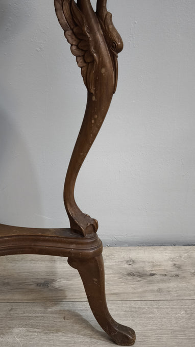 92027 Alzata in legno con piano in marmo