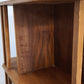 92056 Libreria inglese in legno con ruote