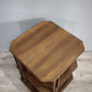 92056 Libreria inglese in legno con ruote