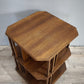 92056 Libreria inglese in legno con ruote