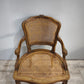 92055 Poltroncina in legno e paglia di Vienna