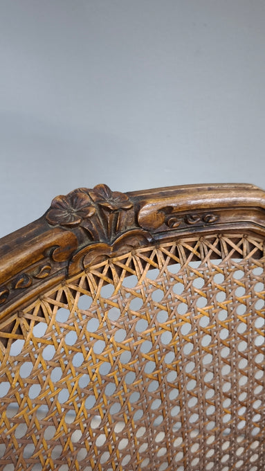 92055 Poltroncina in legno e paglia di Vienna