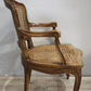 92055 Poltroncina in legno e paglia di Vienna