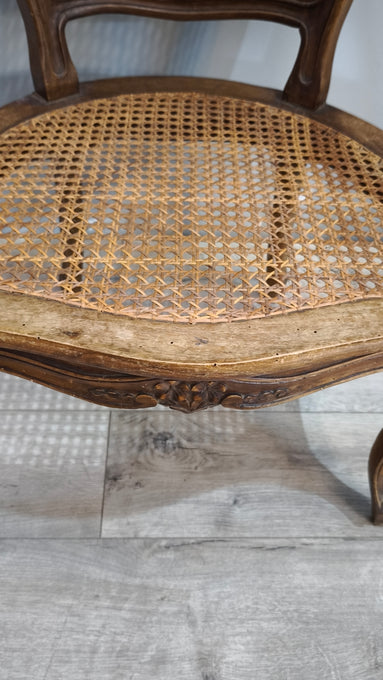 92055 Poltroncina in legno e paglia di Vienna