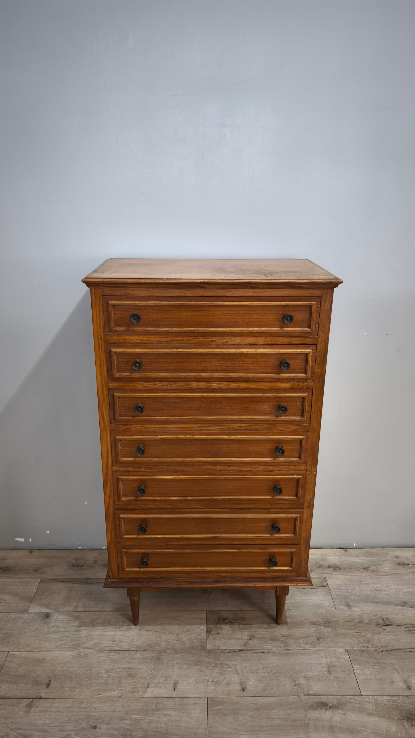 92051 Settimino impiallacciato in legno chiaro
