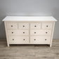 92066 Cassettiera Ikea Hemnes bianca con 8 cassetti