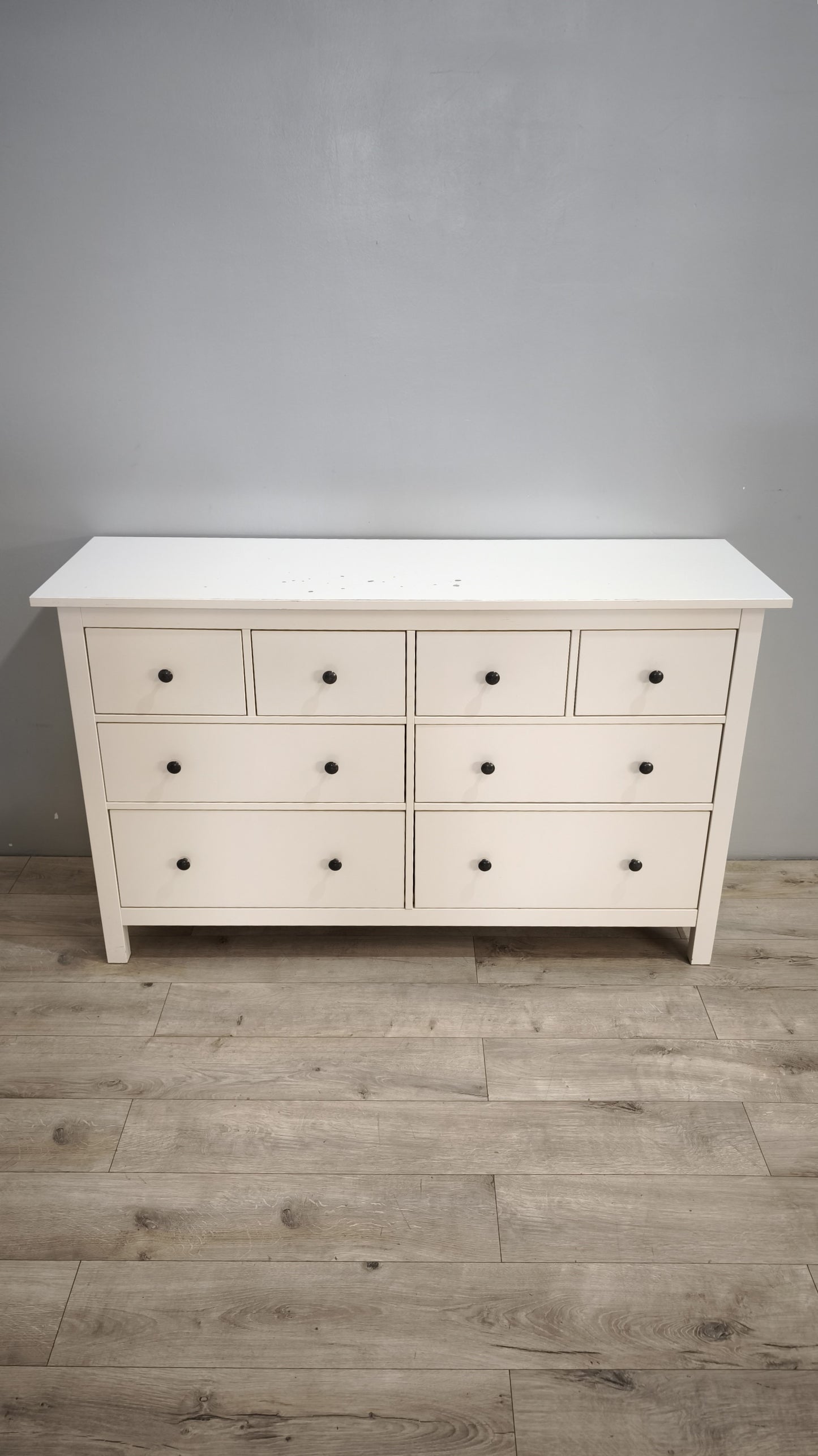 92066 Cassettiera Ikea Hemnes bianca con 8 cassetti