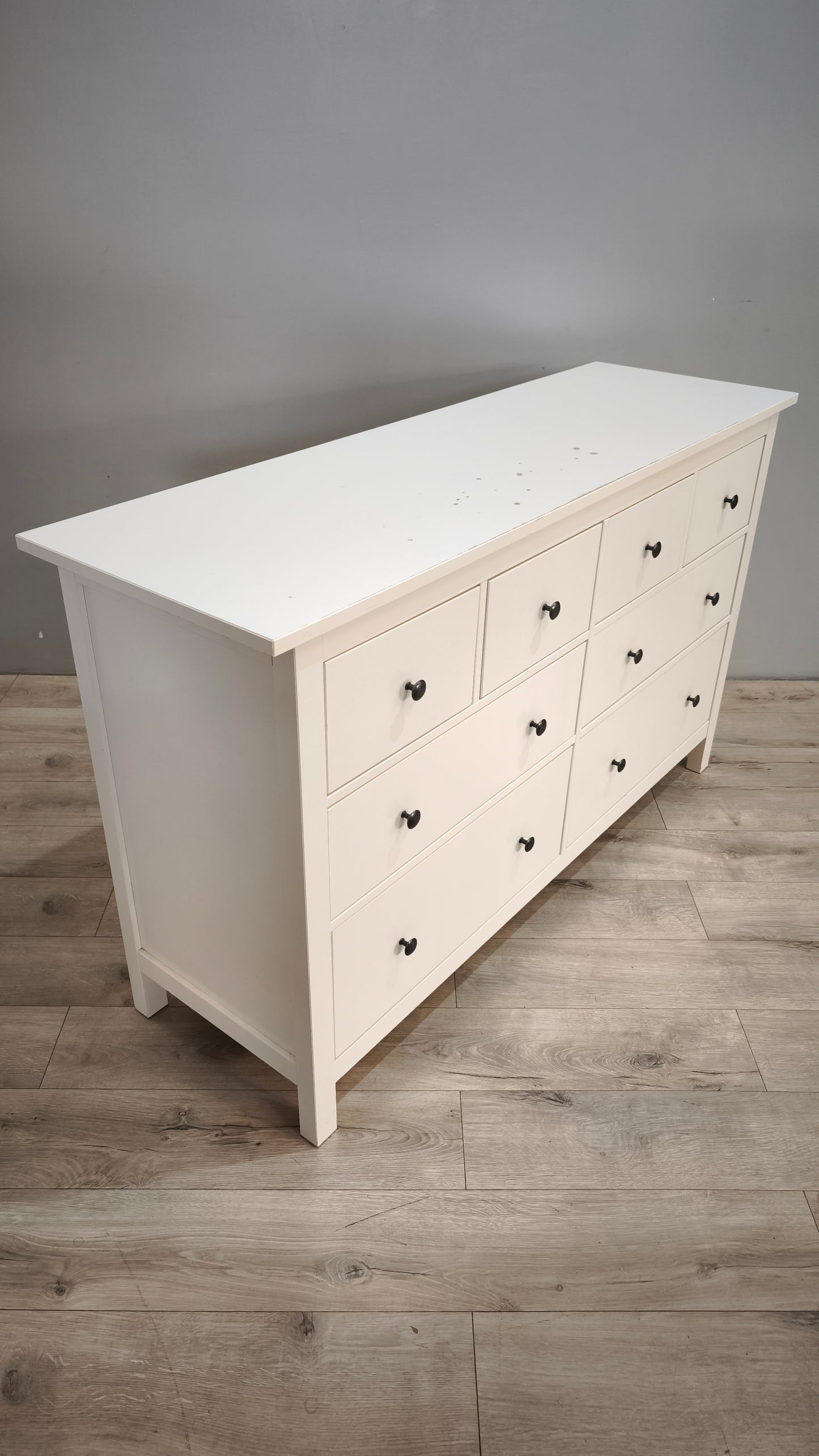 92066 Cassettiera Ikea Hemnes bianca con 8 cassetti