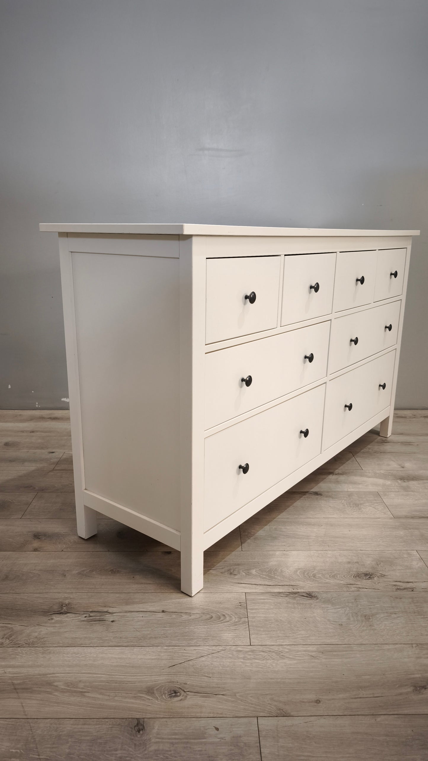 92066 Cassettiera Ikea Hemnes bianca con 8 cassetti