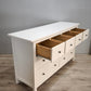 92066 Cassettiera Ikea Hemnes bianca con 8 cassetti