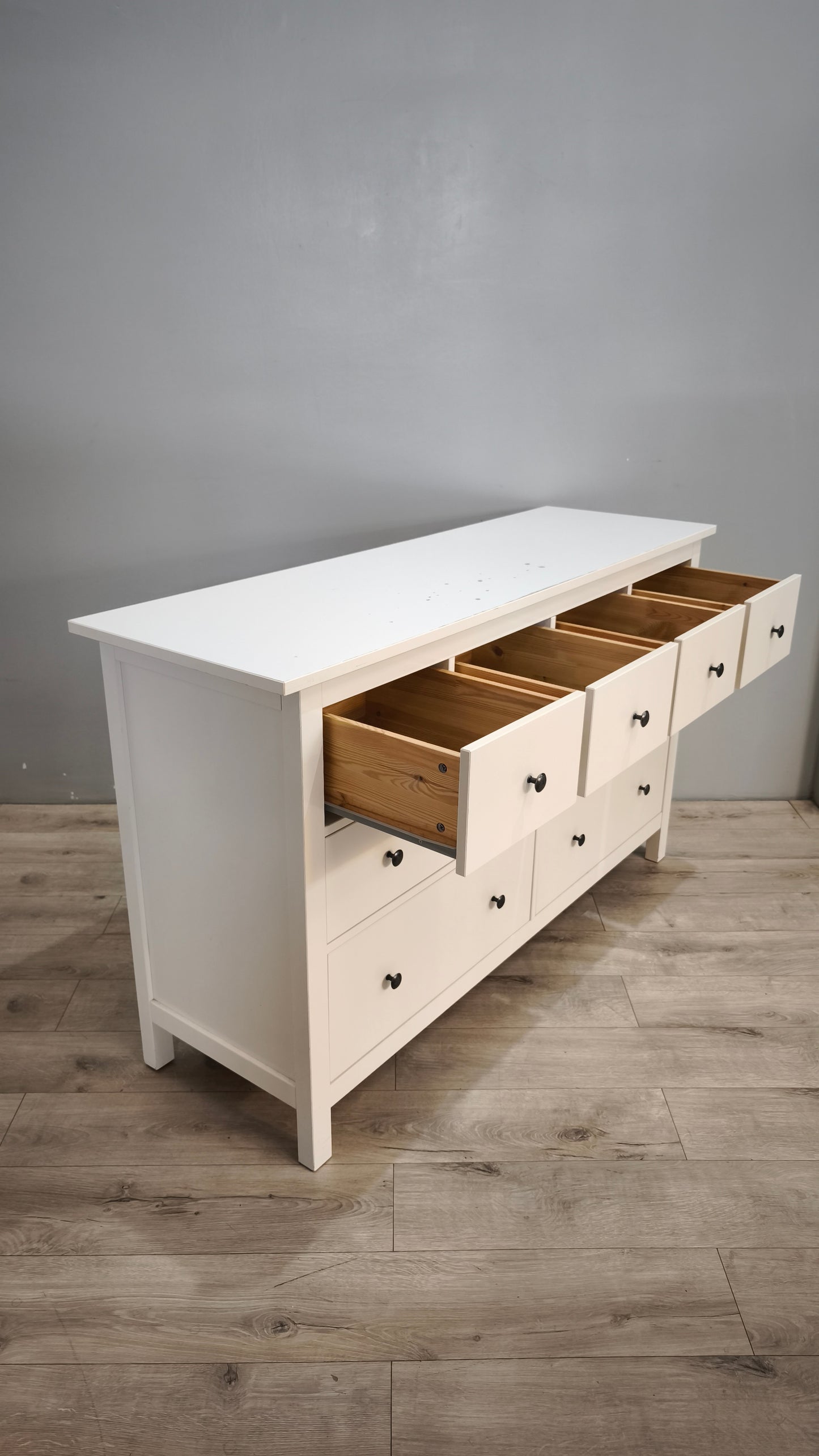 92066 Cassettiera Ikea Hemnes bianca con 8 cassetti