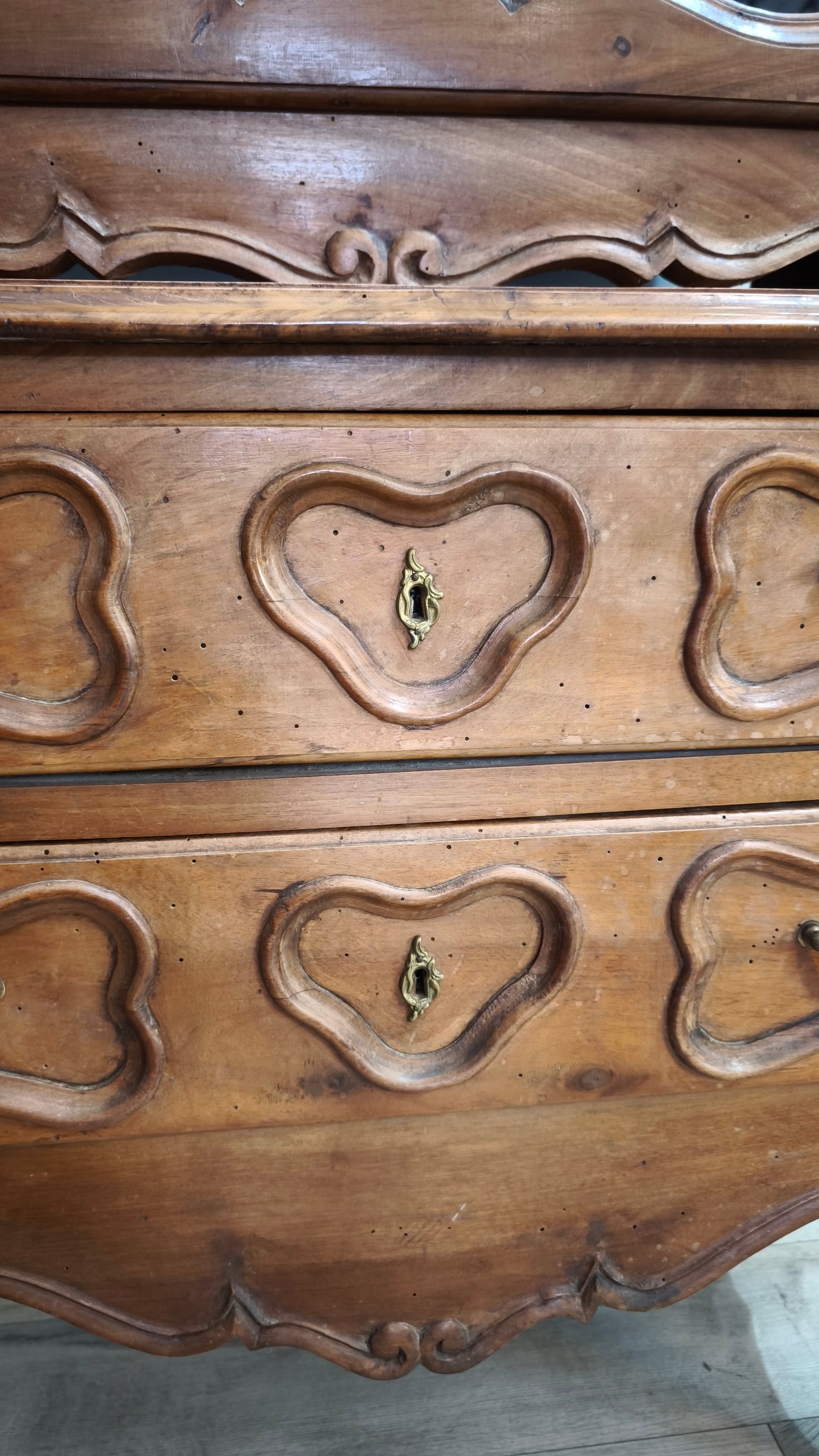 92029 Vetrina in legno stile provenzale