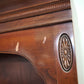 92057 Libreria in legno scuro stile classico
