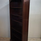 92057 Libreria in legno scuro stile classico