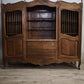 92041 Credenza in legno tre ante con cassetti centrali