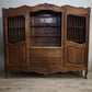 92041 Credenza in legno tre ante con cassetti centrali