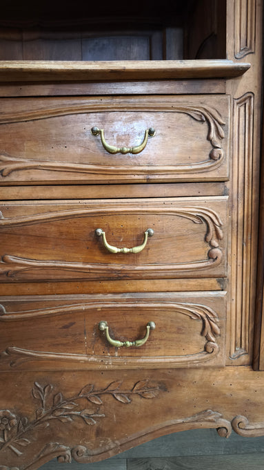 92041 Credenza in legno tre ante con cassetti centrali