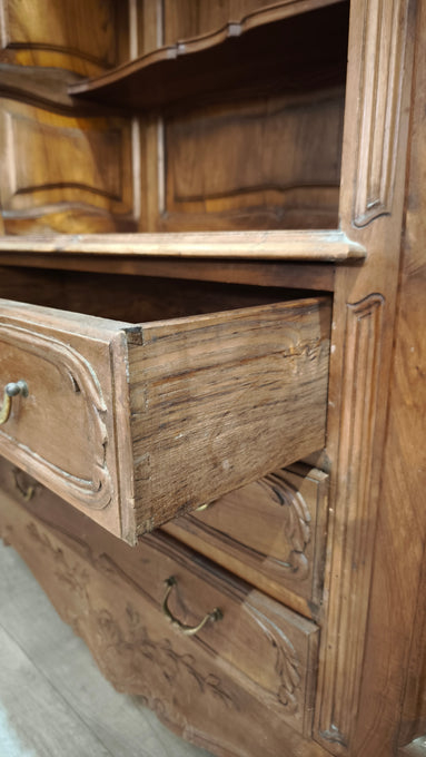 92041 Credenza in legno tre ante con cassetti centrali